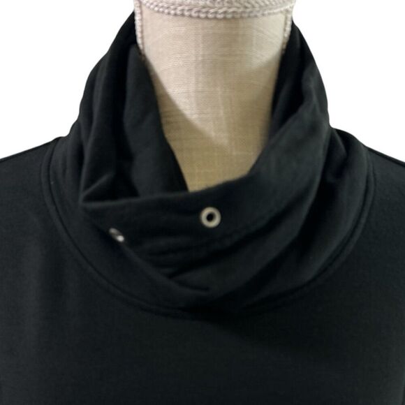 Helmut Lang Black Turtleneck Top Women’s Stretch Minimalist Designer M - Picture 7 of 13